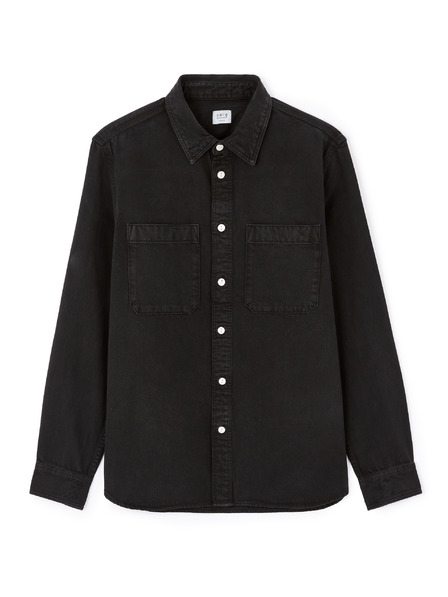 Celio Celio Janime crna muška pamučna košulja