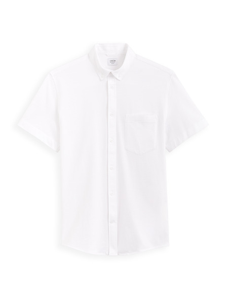 Celio Celio Barik bijela muška košulja kratkih rukava