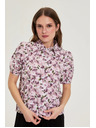Moodo Košulja s pufastim rukavima ljubičasta Moodo