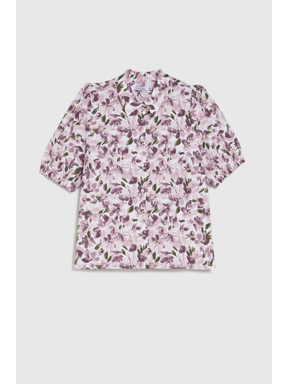 Moodo Košulja s pufastim rukavima ljubičasta Moodo