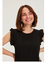 Moodo Košulja s volanima crna Moodo