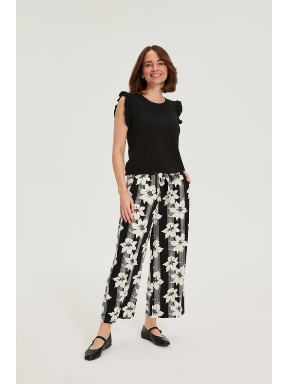 Moodo Košulja s volanima crna Moodo