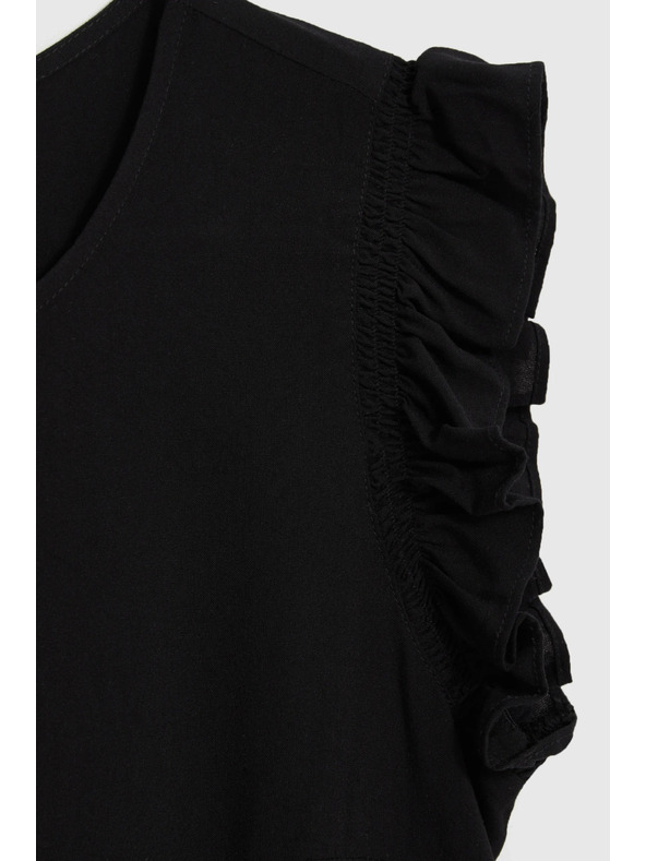 Moodo Košulja s volanima crna Moodo