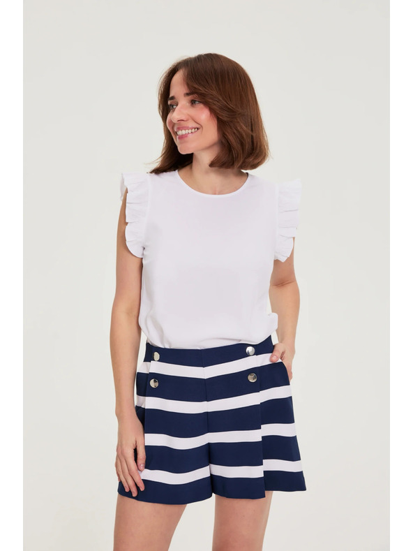 Moodo Košulja s volankama bijela Moodo