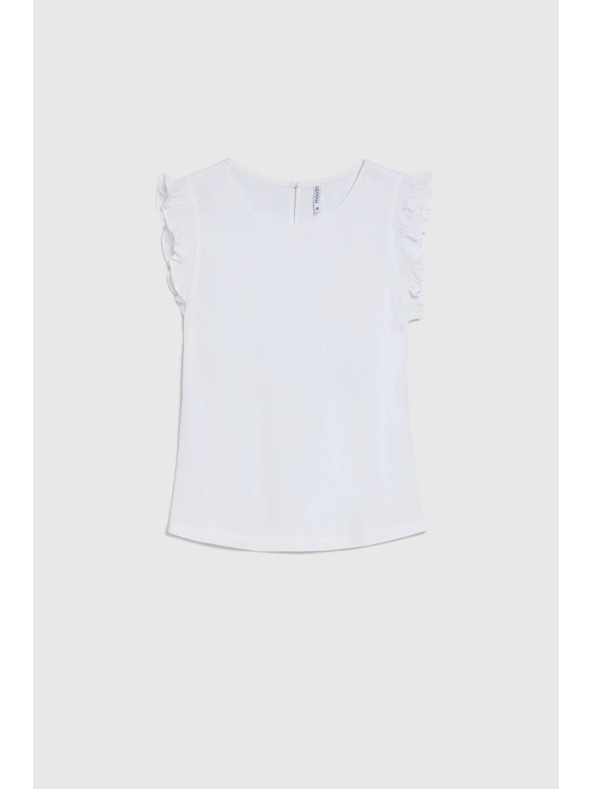 Moodo Košulja s volankama bijela Moodo