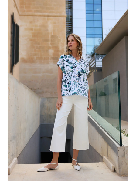 Moodo Bijela viskozna košulja Moodo