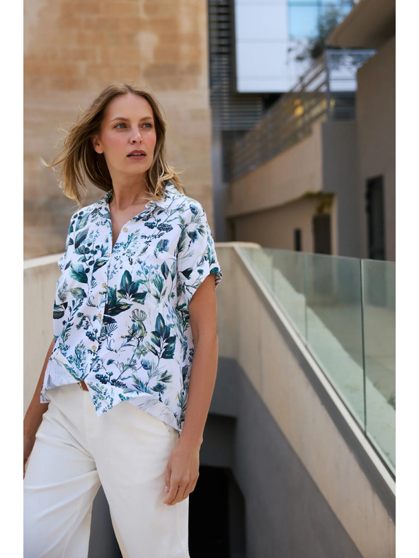 Moodo Bijela viskozna košulja Moodo