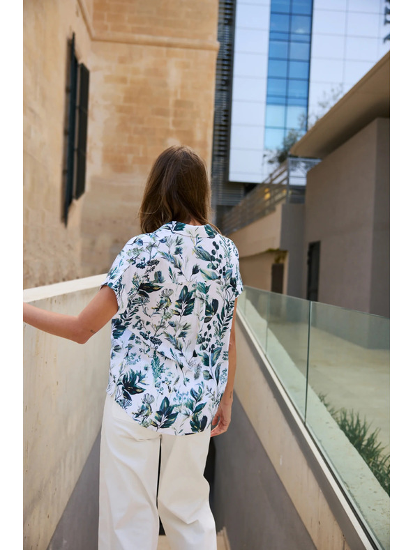 Moodo Bijela viskozna košulja Moodo