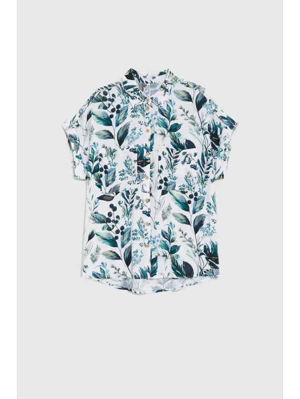 Moodo Bijela viskozna košulja Moodo