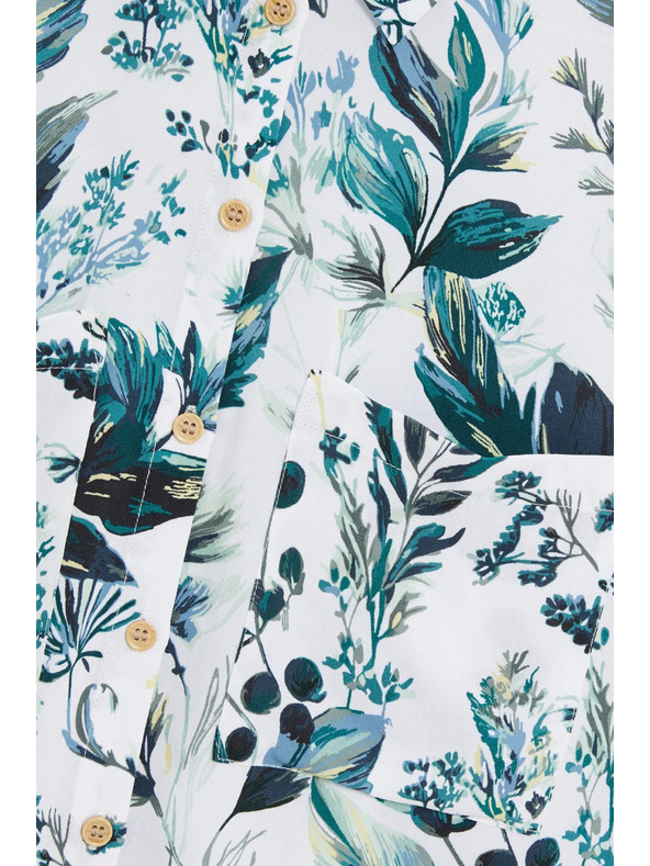 Moodo Bijela viskozna košulja Moodo