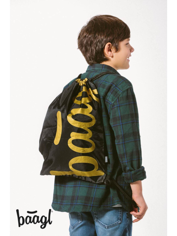 BAAGL  BAAGL SET 5 Skate Gold: ruksak, penal, vrecica, pojasnjena torba, futrola za prijenosno racunalo