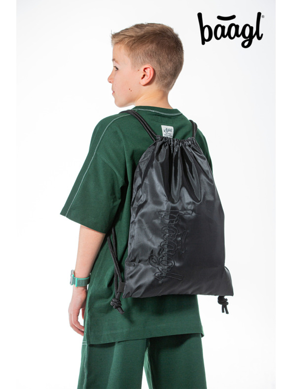 BAAGL  BAAGL SET 5 Skate Darkness: ruksak, penal, vrecica, pojasnjena torba, futrola za prijenosno racunalo