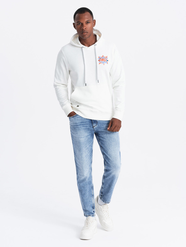 Ombre Clothing Krem muška majica s printom na leđima marke Ombre Clothing