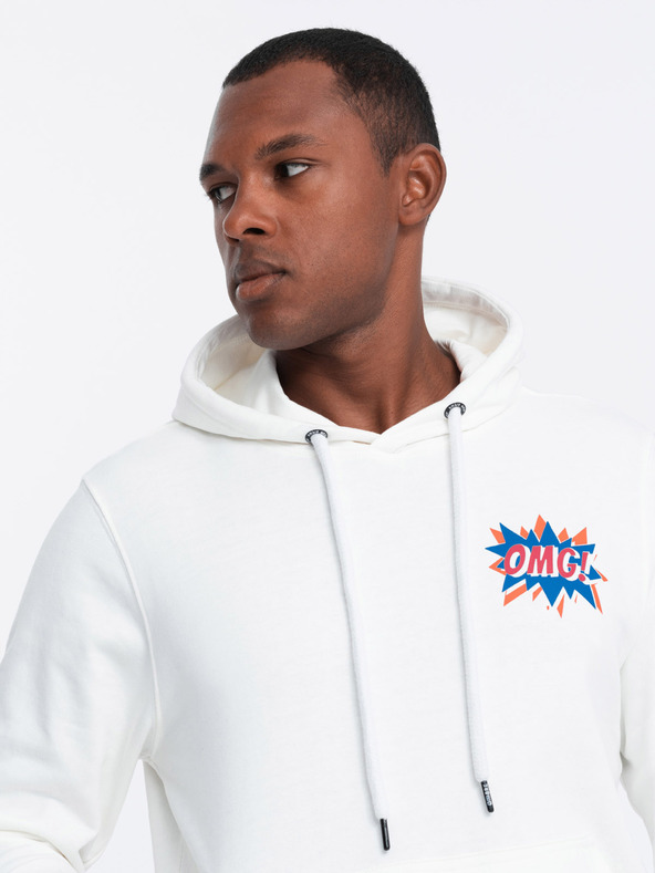 Ombre Clothing Krem muška majica s printom na leđima marke Ombre Clothing