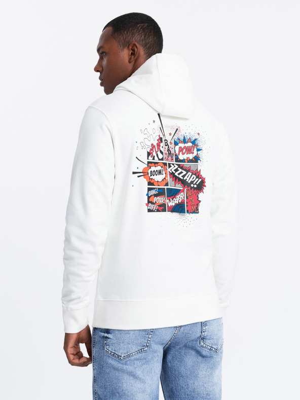 Ombre Clothing Krem muška majica s printom na leđima marke Ombre Clothing