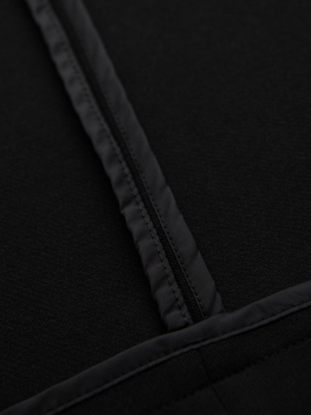 Ombre Clothing Muški crni sako SLIM s finom teksturom