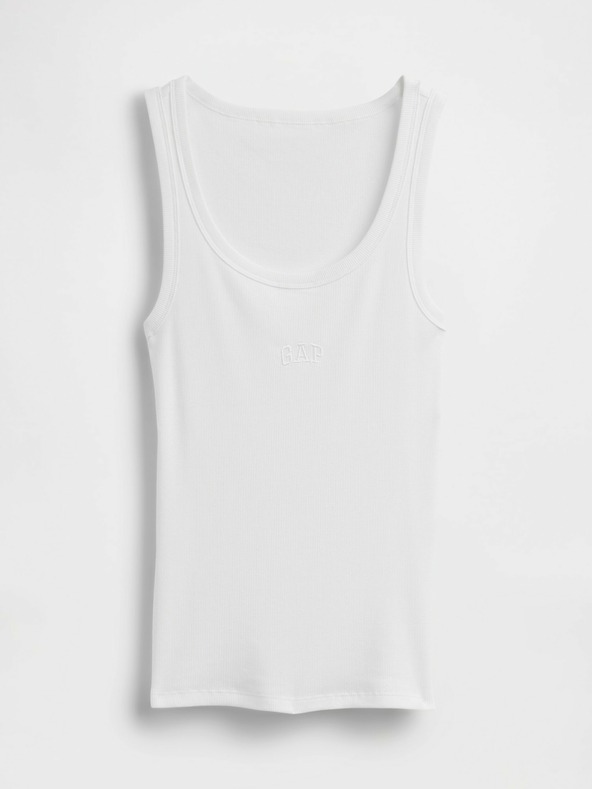 GAP Rebrasta majica bez rukava s logom GAP