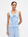 GAP Rebrasta majica bez rukava s logom GAP