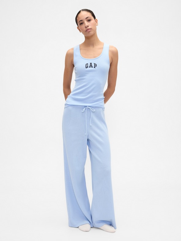 GAP Rebrasta majica bez rukava s logom GAP