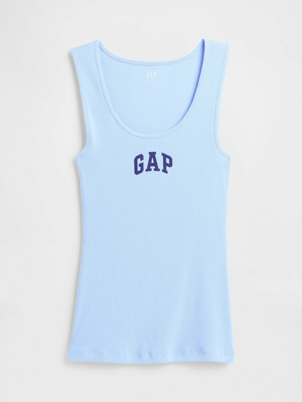 GAP Rebrasta majica bez rukava s logom GAP