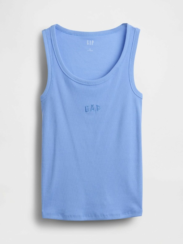 GAP Rebrasta majica bez rukava s logom GAP
