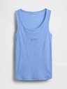 GAP Rebrasta majica bez rukava s logom GAP
