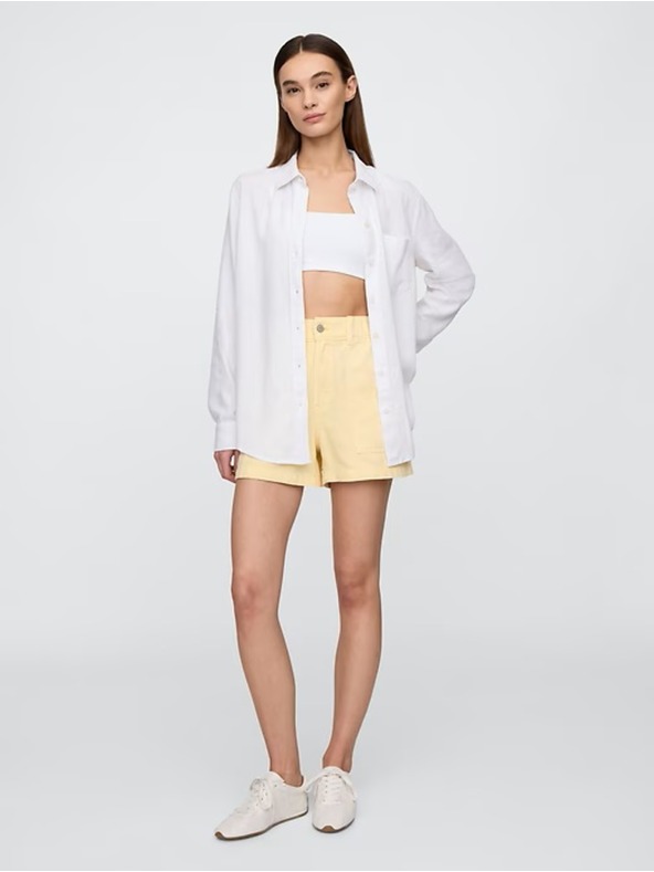 GAP Oversized lanena košulja Easy Shirt GAP