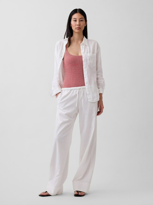 GAP Lanena oversized košulja GAP