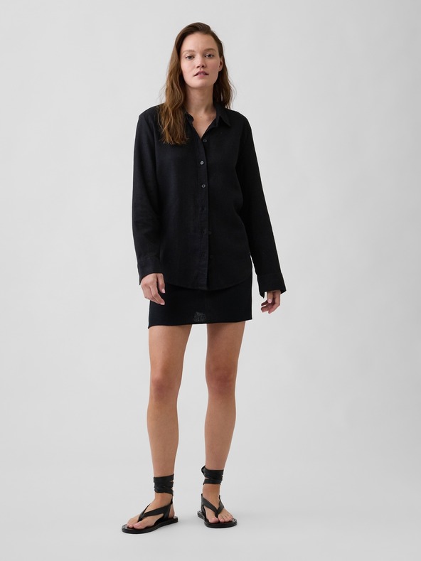 GAP Oversized lanena košulja Easy Shirt GAP