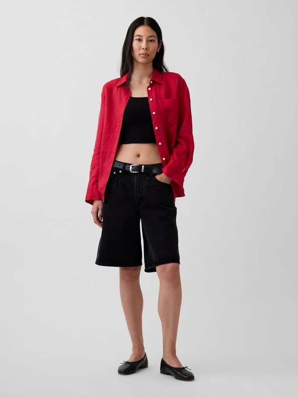 GAP Lanena oversized košulja GAP
