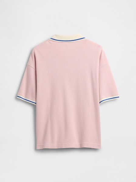 GAP Dječja oversize polo majica s logom GAP