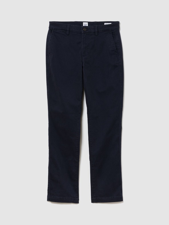 GAP Hlače essential khaki ravnog kroja GapFlex GAP