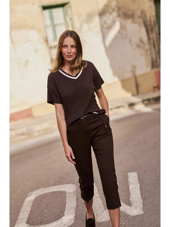 Moodo Smeđe ribarske hlače Moodo