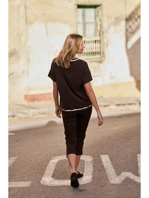 Moodo Smeđe ribarske hlače Moodo