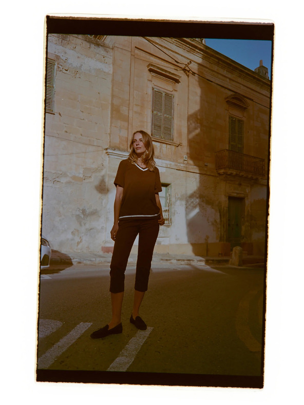 Moodo Smeđe ribarske hlače Moodo