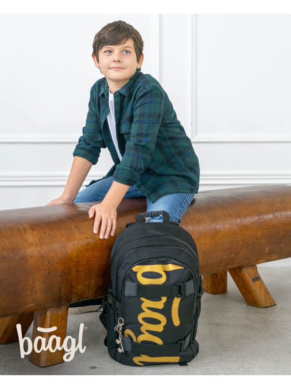 BAAGL  BAAGL Školski ruksak Skate Gold