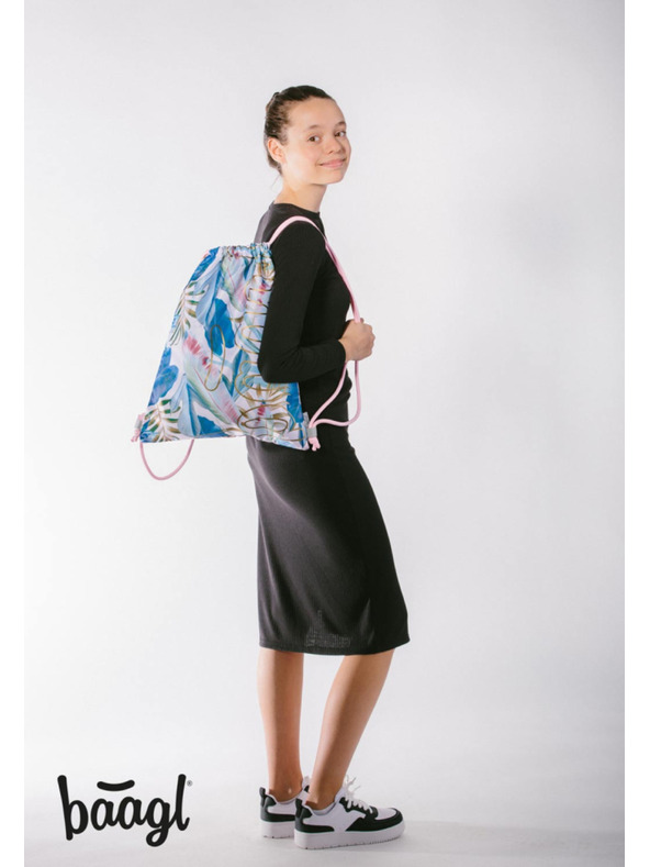 BAAGL  BAAGL SET 5 Skate Leafs: ruksak, pernica, vrećica, pojas, futrola za prijenosno računalo