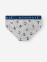 name it Set od tri dječja slip u sivoj i plavoj boji
