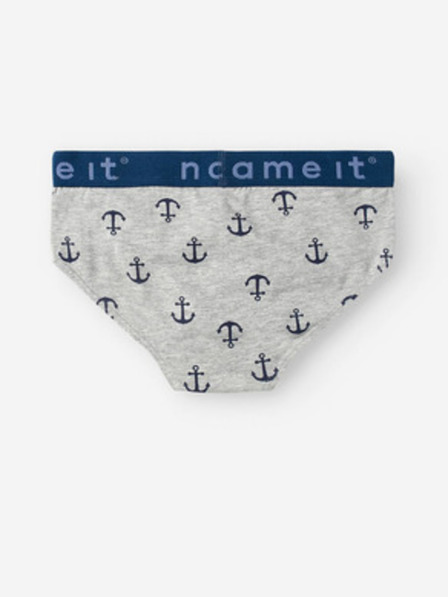 name it Set od tri dječja slip u sivoj i plavoj boji