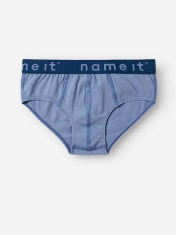 name it Set od tri dječja slip u sivoj i plavoj boji