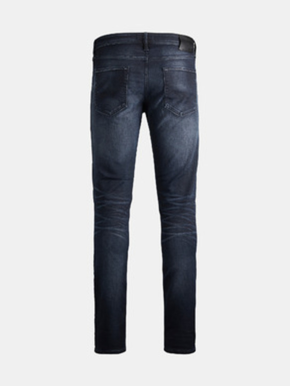 Jack & Jones Tamno plave slim fit traperice s efektom izlisanosti