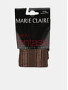 Marie Claire Smeđe uzorkovane čarape Marie Claire