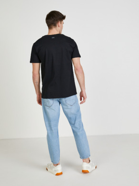 DOBRO Crna muška oversized majica Netrebaju riječi iz kolekcije DOBRO. za Ukrajinu