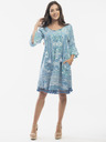 Orientique Plava ženska uzorastana haljina