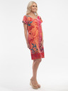 Orientique Crveno-narančasta ženska uzorastana haljina