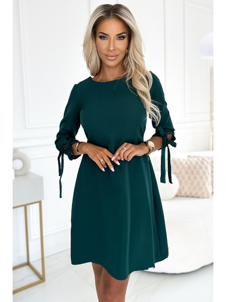 numoco Haljina A kroja s mašnama - zelena Numoco ALICE