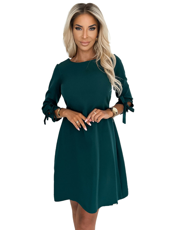 numoco Haljina A kroja s mašnama - zelena Numoco ALICE