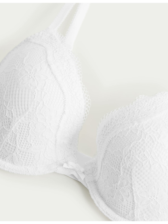 Marks & Spencer Dekoltni grudnjak sa žicama i čipkom, vel. A–E Marks & Spencer bijela
