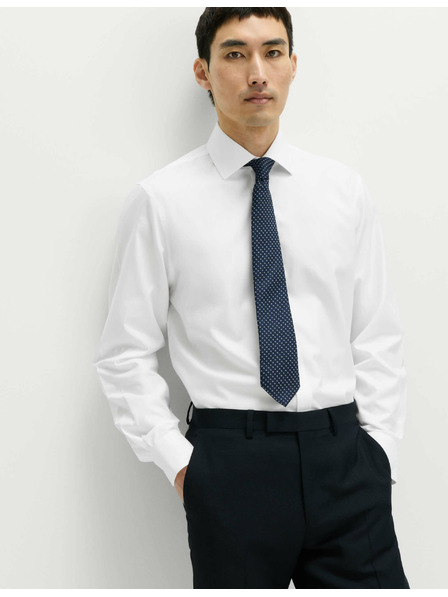 Marks & Spencer Pamučna košulja klasičnog kroja s nepotrebnim glačanjem Marks & Spencer bijela