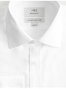 Marks & Spencer Pamučna košulja klasičnog kroja s nepotrebnim glačanjem Marks & Spencer bijela